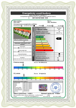 Energetický certifikát